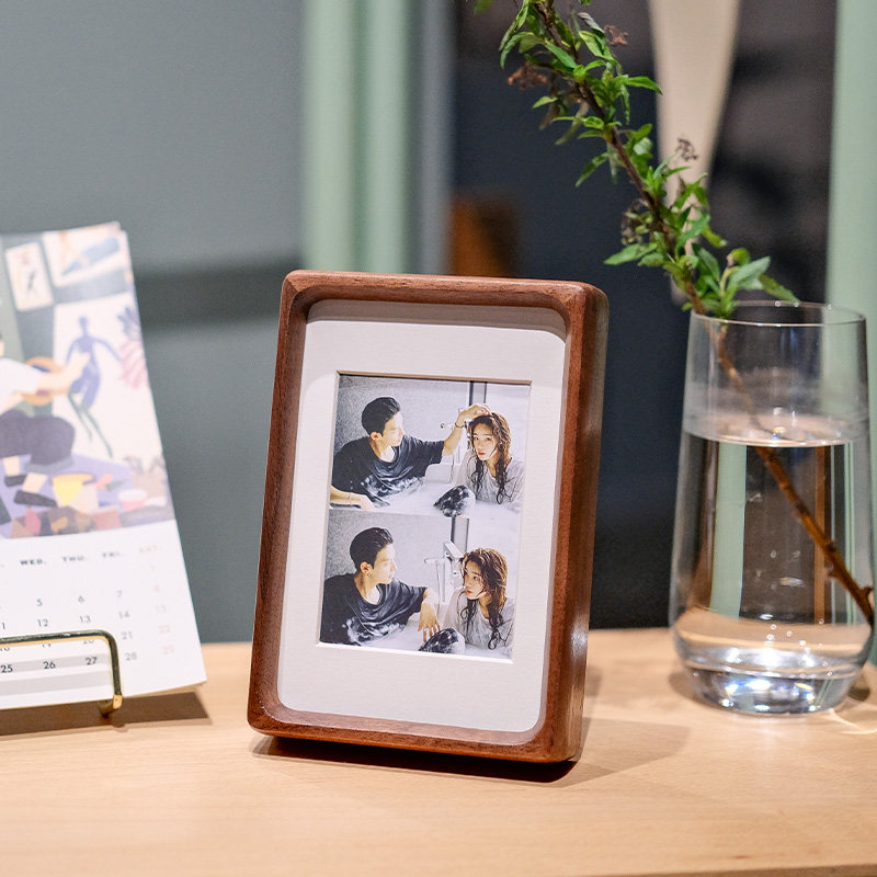 实木相框摆台照片定制diy打印情侣洗相片纪念高级感6寸做成空画框,家居饰品,相框/画框,淘宝优惠券,粉丝福利购,淘宝优惠卷