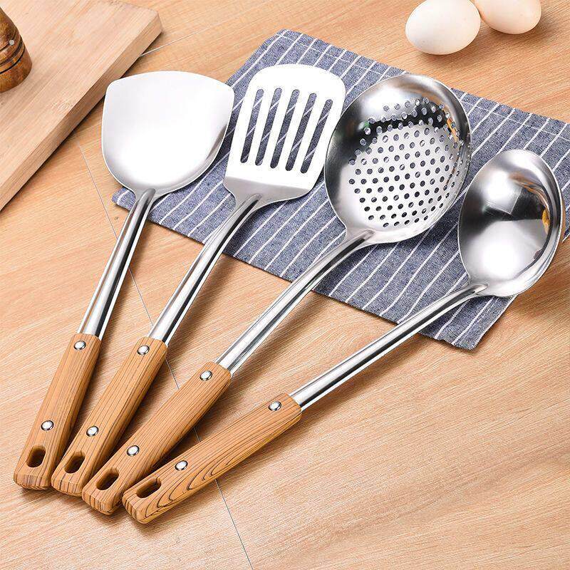 不锈钢锅铲漏勺子汤勺煎铲饭勺炒菜锅铲子厨房家用品厨具大全套装