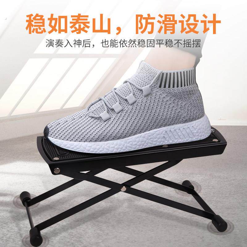帕尔曼吉他脚踏板 古典脚蹬踏民谣木吉他凳踩脚凳垫六档高度调节
