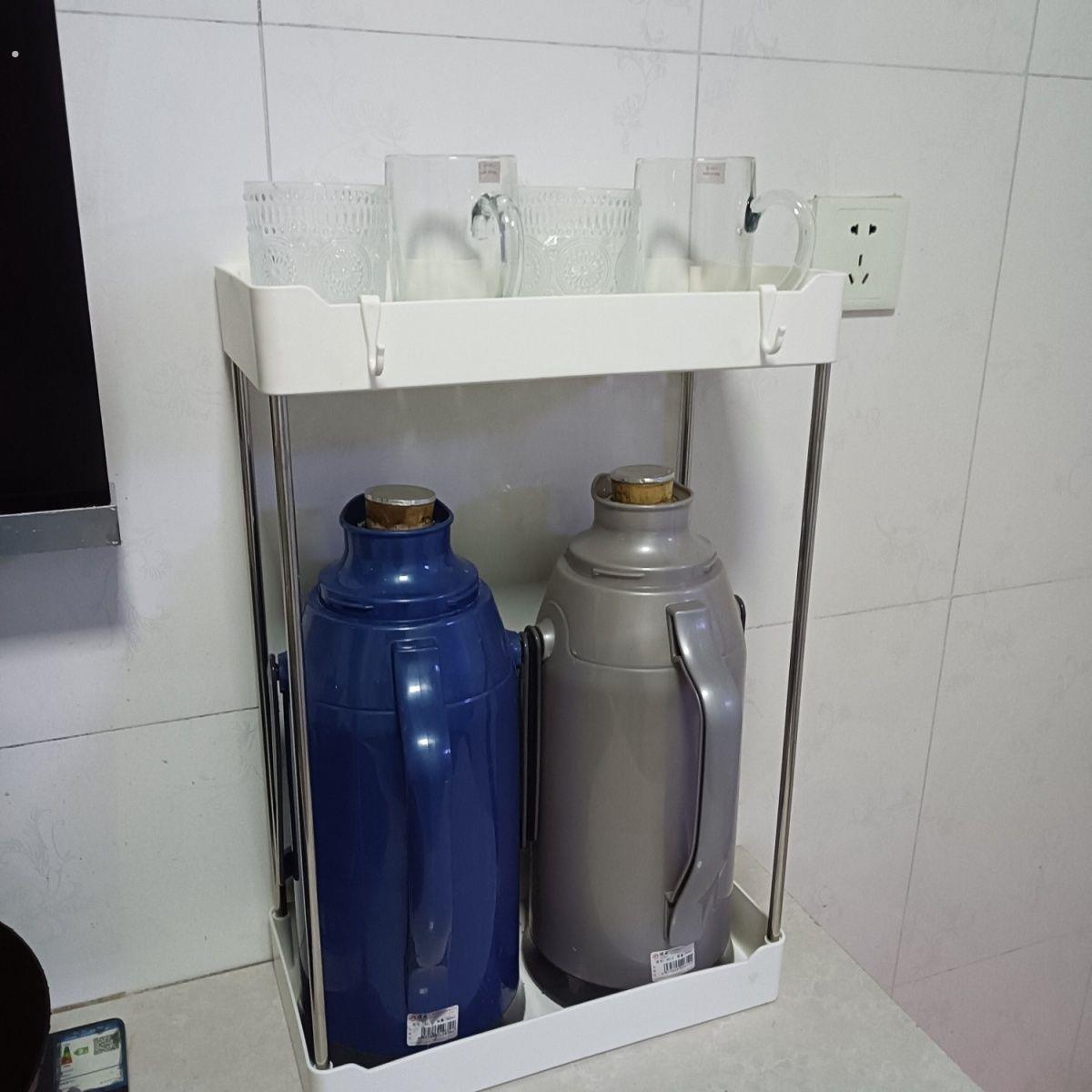 水杯架子置物架落地热水瓶收纳架水杯架子暖瓶水杯架子