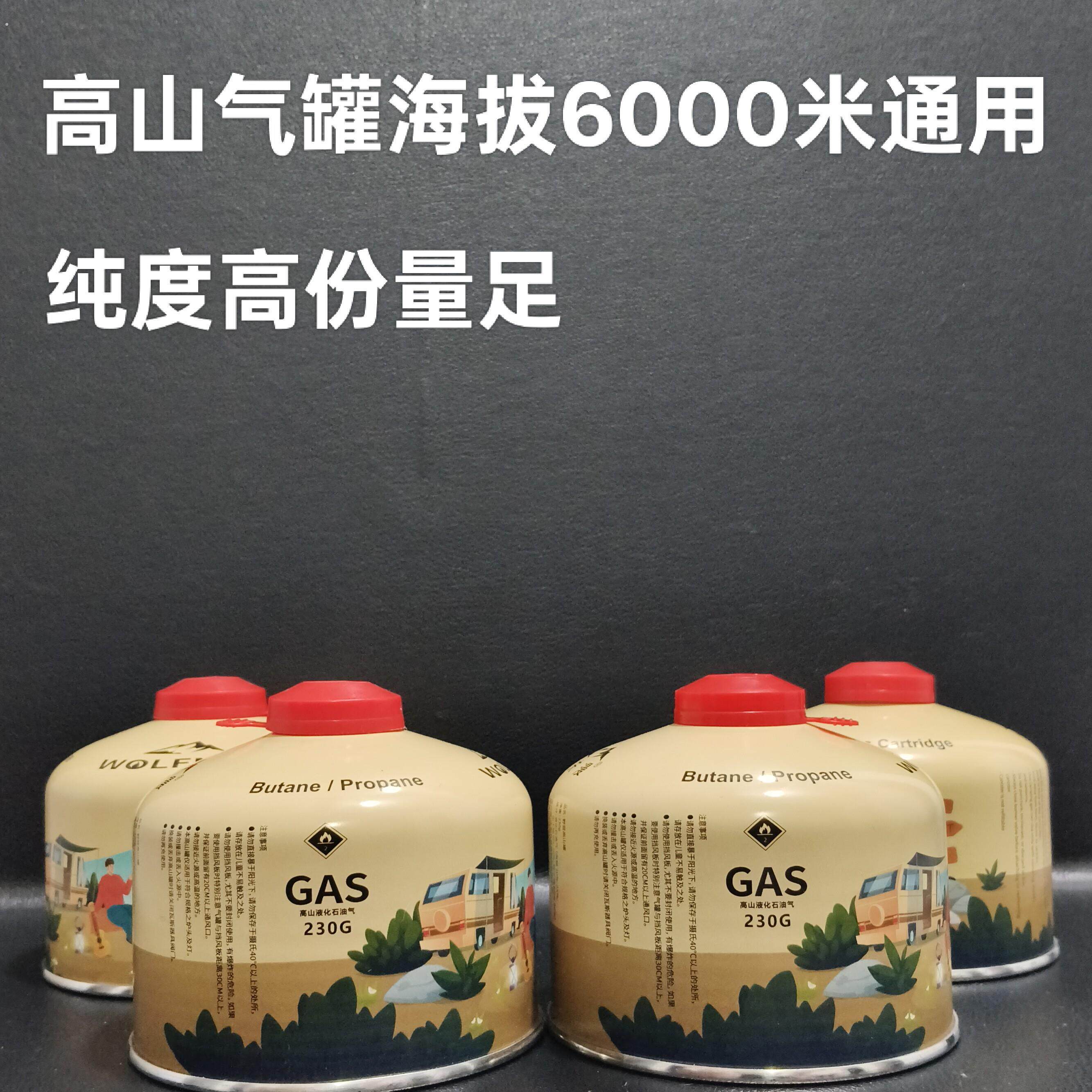 高海拔丁烷户外露营可携式气瓶高原高寒扁气罐野炊气瓶含丙烷气罐