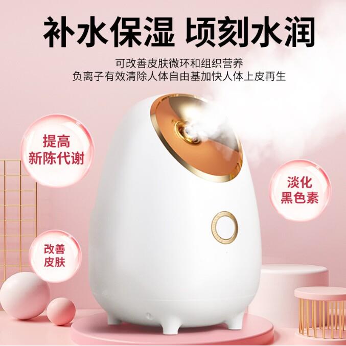 脸部热喷雾器美容仪热喷蒸脸仪家用保湿仪加湿雾化蒸脸器纳米离子
