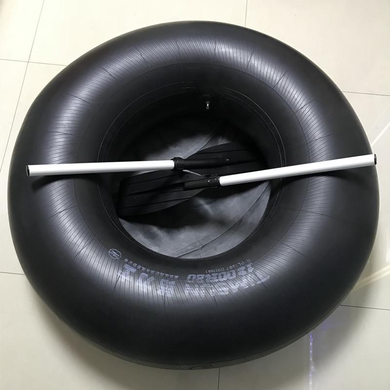 新款钓鱼加厚丁基胶内胎船可携式下网橡皮艇自制轮胎捕鱼船快速充