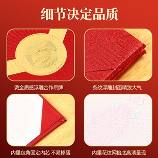 本加厚外壳绒面A4文件夹皮套合同本商务合作协议夹a3 高档签约仪式