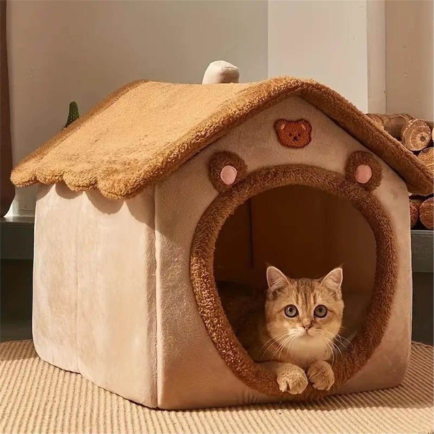 拆洗猫窝兔子狗小型宠物冬