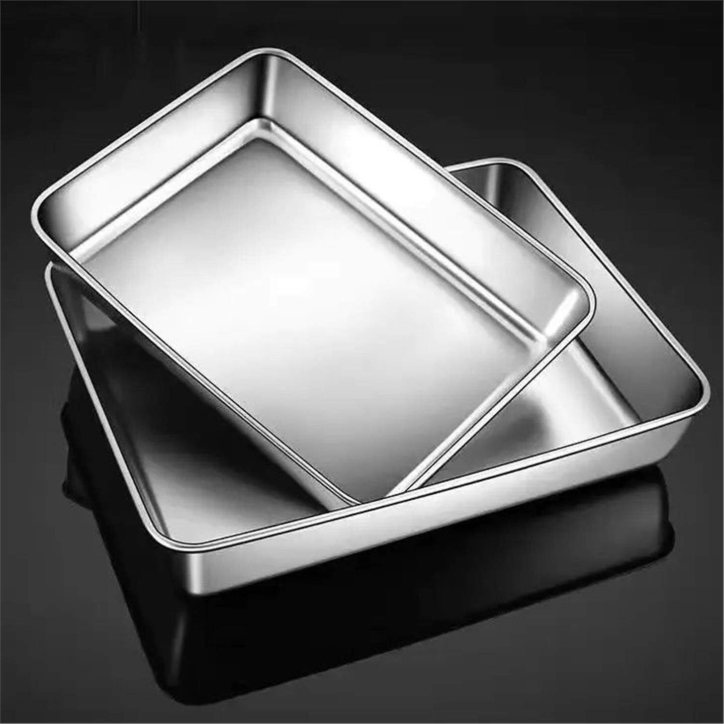 加厚316不锈钢食品级方盘