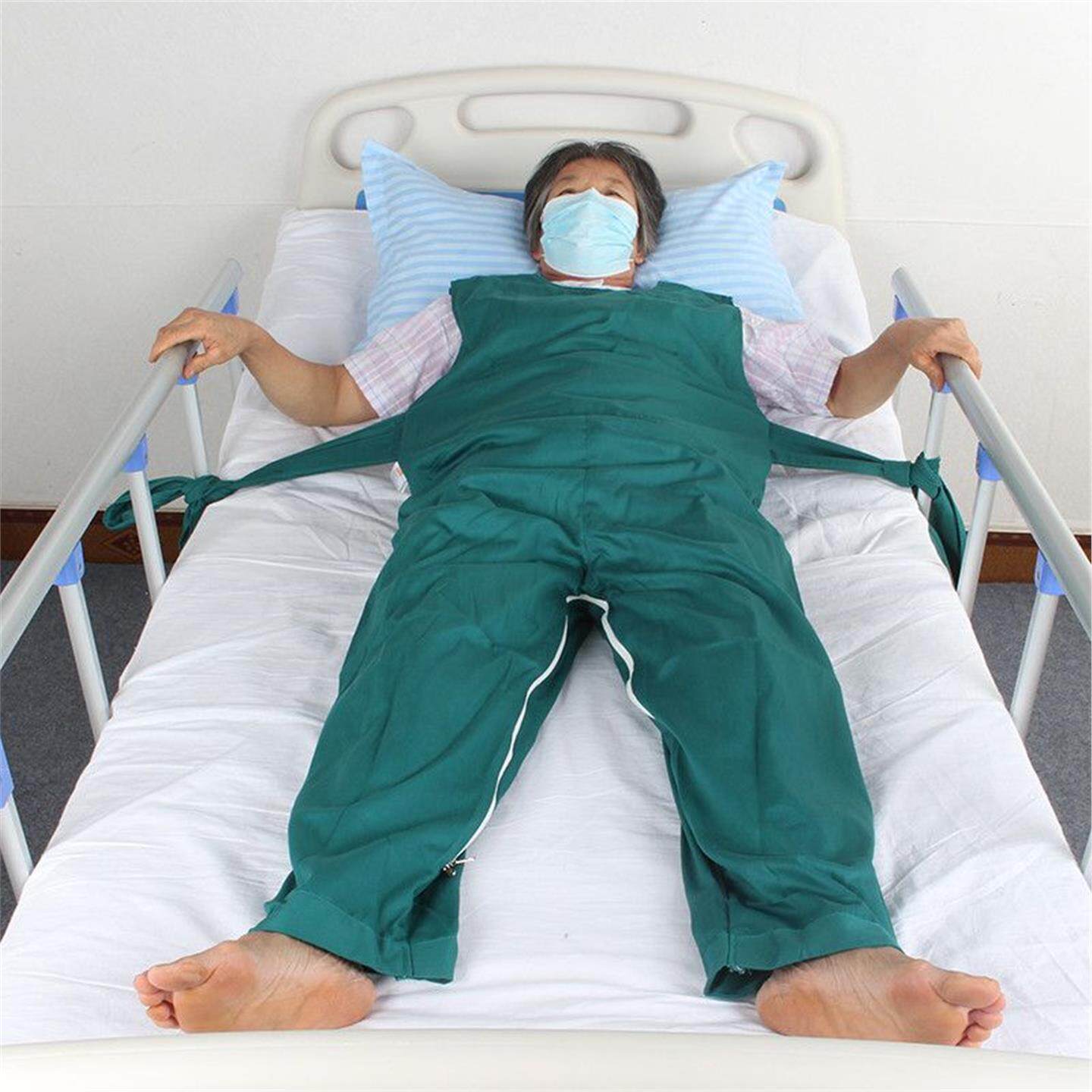 约束衣老人服护理狂燥连体