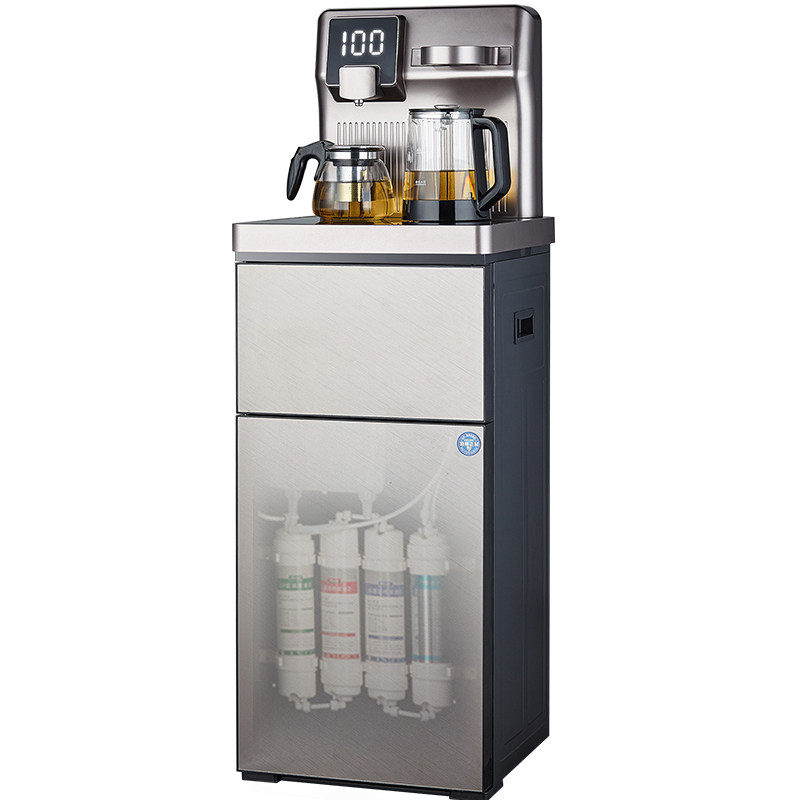 羽燕家用茶吧机净水器一体饮水机立式下置桶装水自来水过滤直饮机