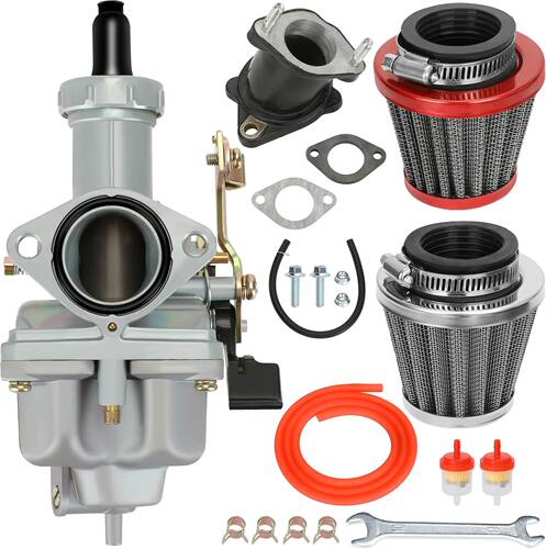 YOXUFA PZ27 Carburetor 27mm Carb Cable Choke 38mm Air Filter
