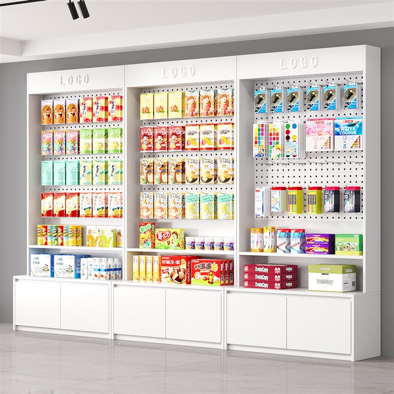 洞洞板产品展示柜超市货架挂钩文创工具置物架样品手机配件展示架