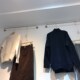 金色服装 简约网红U型墙上挂杆挂衣服架子正挂 店展示架上墙壁挂式