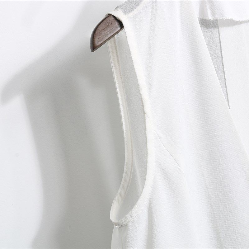 短款马甲夏季外穿宽松雪纺上衣薄款女士马夹背心外套披肩外搭开衫