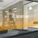 办公室装 饰线条玻璃贴纸门窗贴隔断艺术腰线公司LOGO定制防爆贴膜