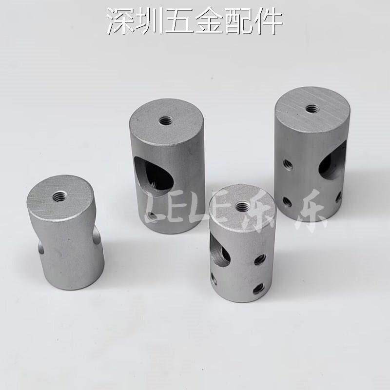 不锈钢管光轴T型三通十字固定夹支架支柱连接件固定X接头管夹扣