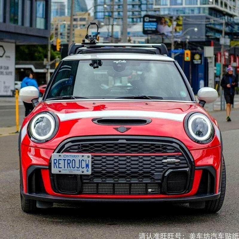 适用于迷你MINIFORCEWORKS改装车贴F56JCW车身贴引擎机盖装饰贴纸