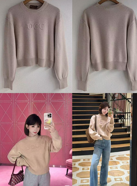 CHENXI/秋冬圆领复古与松弛的绝美邂逅针织衫毛衣