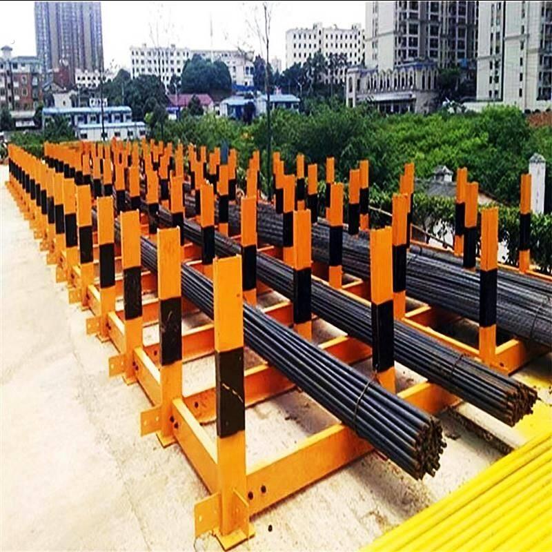 工地钢筋堆放架新款工字钢支架材料堆放平台标准化钢筋摆放支架