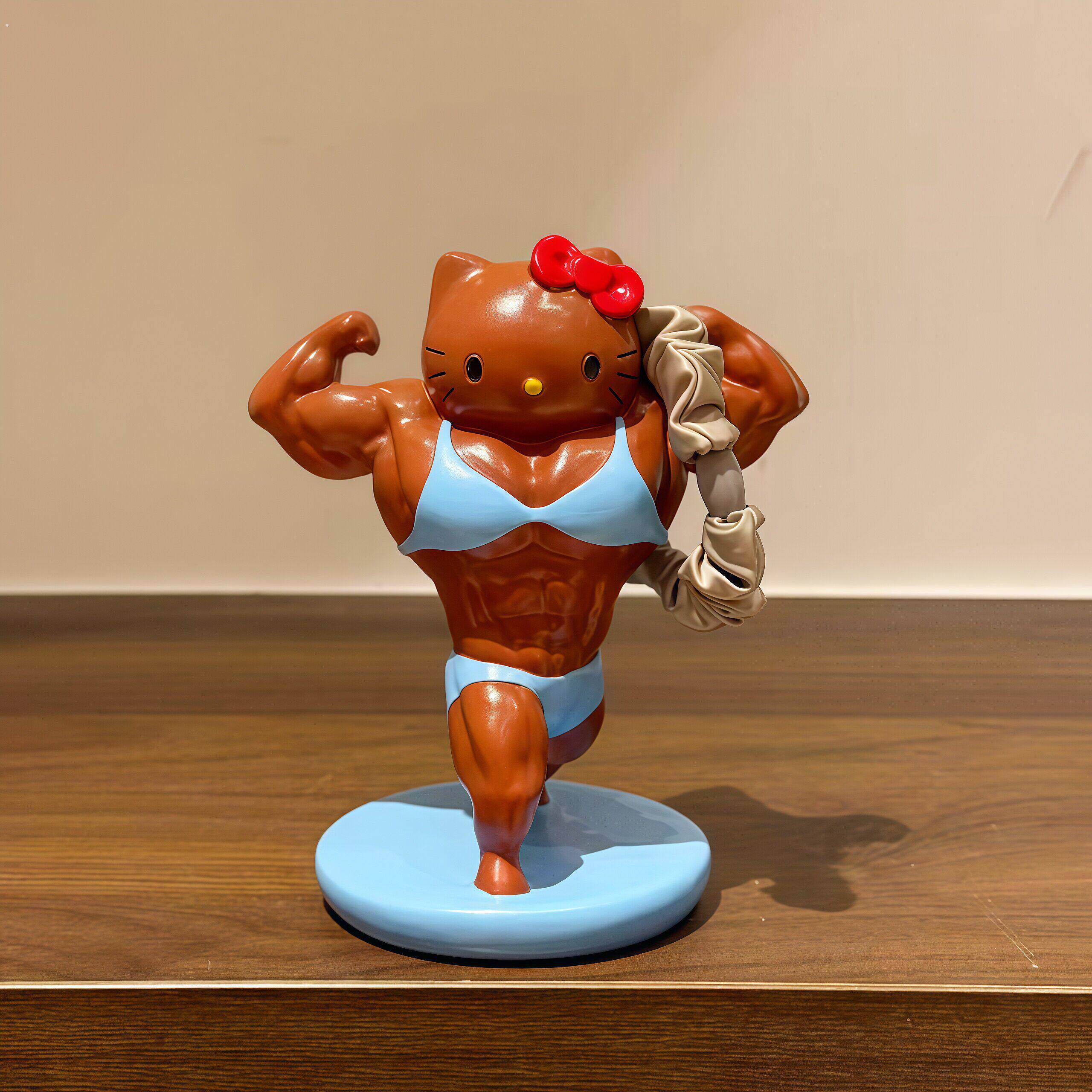 【办公室的小搭子~】黑皮猫咪桌面摆件工位情绪稳定器可爱树脂