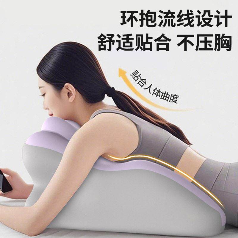 25爆款加硬记忆棉枕头床上趴睡枕护颈椎护腰床头靠垫硬加高趴趴垫