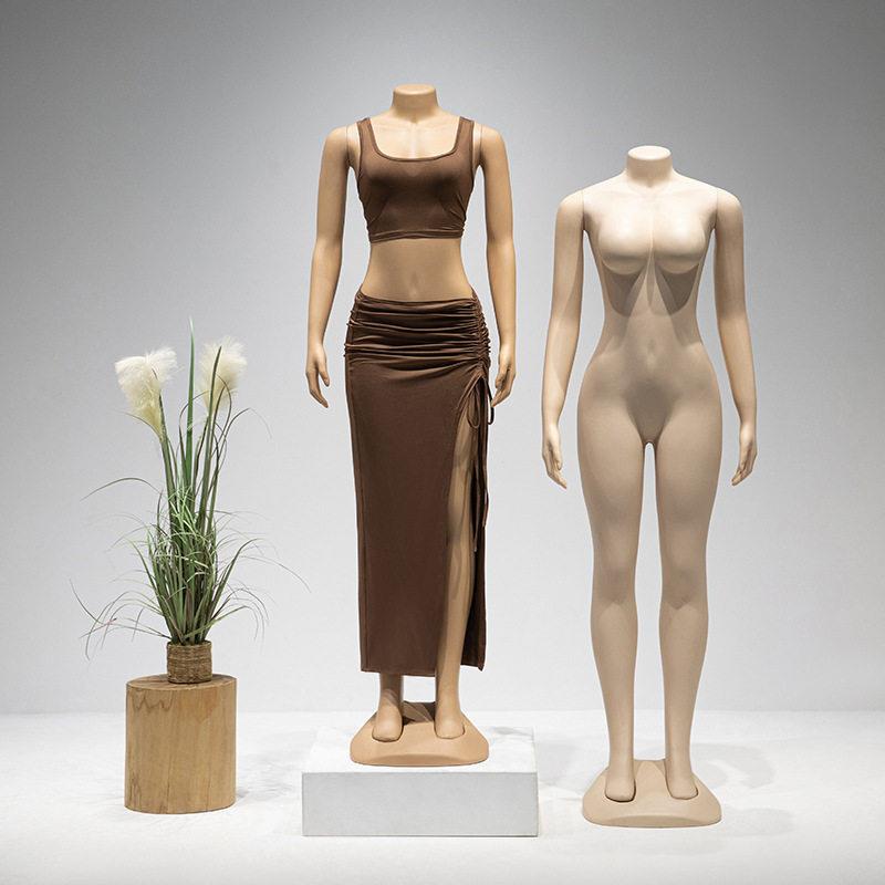 服装店模特加大码拍照女全身欧美连身塑料假人偶橱窗胖模特展示架