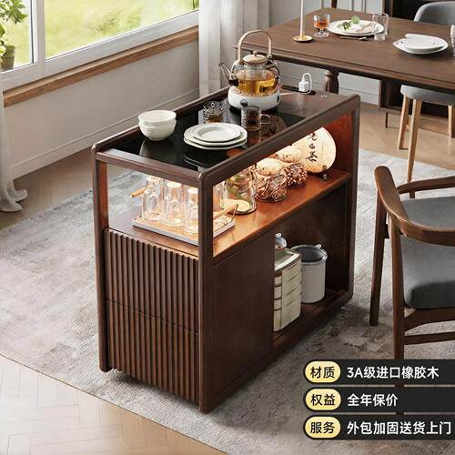 实木边几可移动边几沙发边柜置物架客厅家用小户型侧边收纳茶几柜