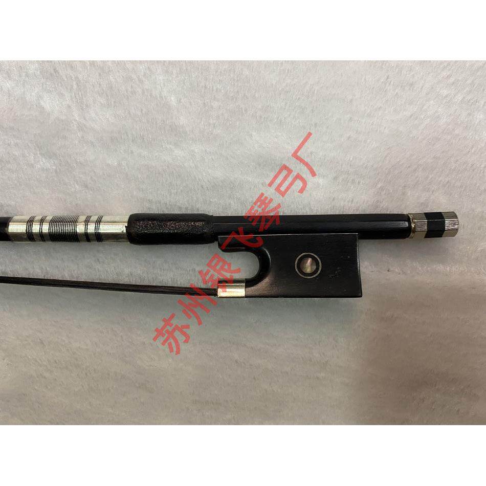 包邮碳纤维纯马尾检定考试小提琴弓子高级大提琴乌木尾库内蒙古黑