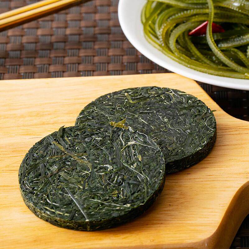 霞浦海带丝海带干货烘干圆饼压缩片凉拌免煮高泡发肥厚凉拌22gx10