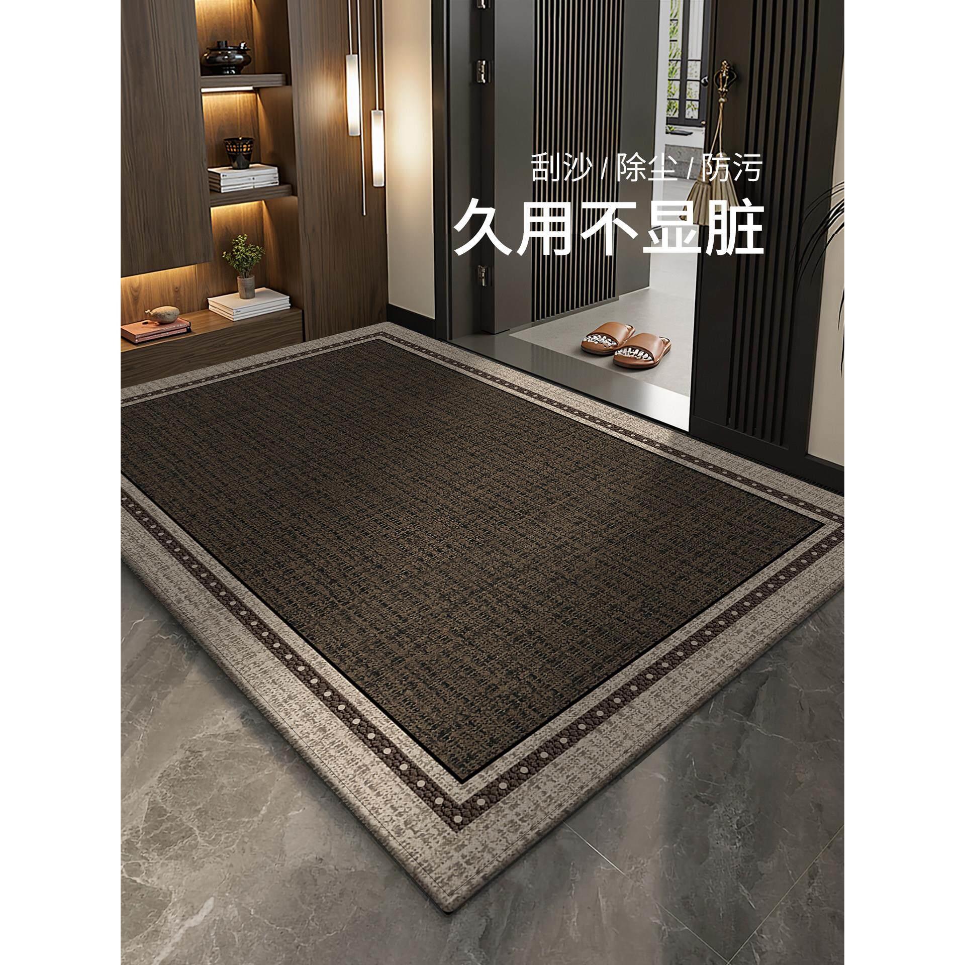 轻奢高档入户门地垫玄关免洗脚垫防滑耐脏除尘垫子高级感进门地毯