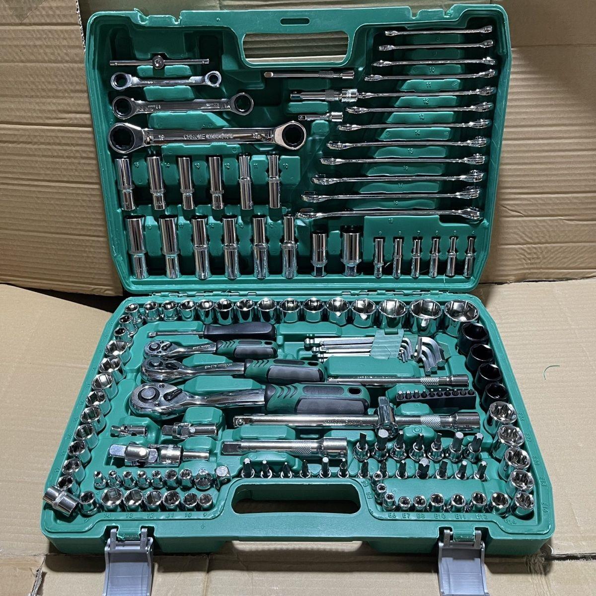 216件套汽修工具套装汽车维修组套套筒扳手组合工具维修工具修车