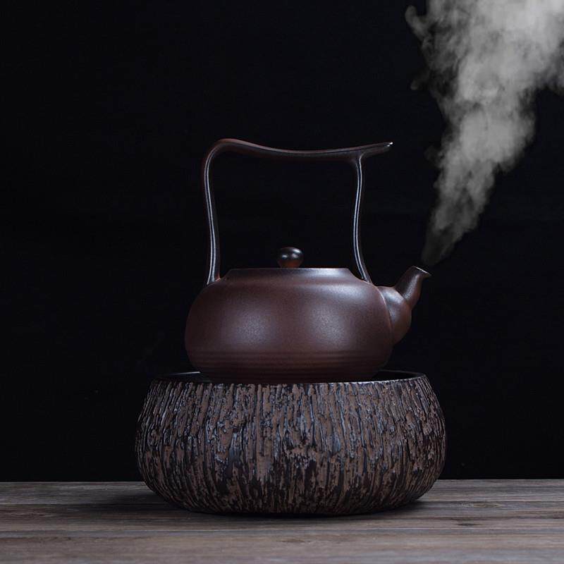 老岩泥黑晶炉泡茶炉智能家用静音陶瓷小型泡泡茶炉铁壶煮水煮茶炉