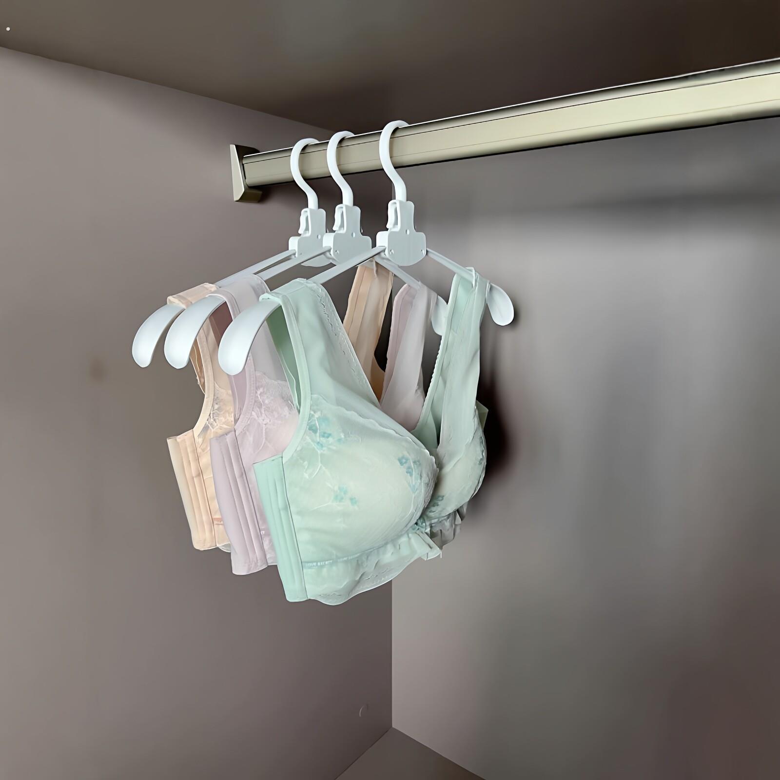 折叠衣架可携式旅游多功能款无痕晾衣架环保材质省空间宽肩承重衣