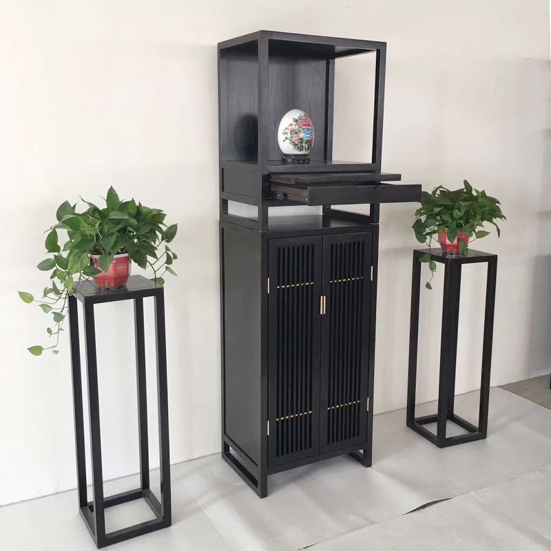 新中式佛龛定制立柜实木佛柜神台财神柜供台家用神龛烧香柜家具
