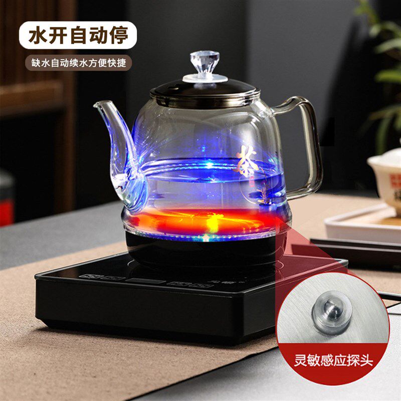 全自动上水壶茶台一体电热水壶泡茶专用烧水壶家用智能底部抽水壶