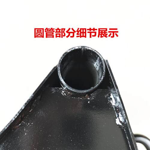 铁质三角木汽车轮胎固定器防滑止退器挡轮块橡胶止胎器防止溜车