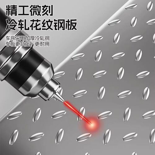 钢板小推车拉货手推车搬运车家用平板车便携拖车折叠小拉车