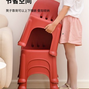 儿童塑料凳子餐椅靠背座椅宝宝吃饭家用小板凳矮椅子多功能餐桌椅