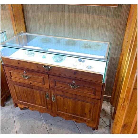 实木饰品展示柜玉器柜珠宝柜精品首饰展柜玻璃展示柜珠宝首饰柜台