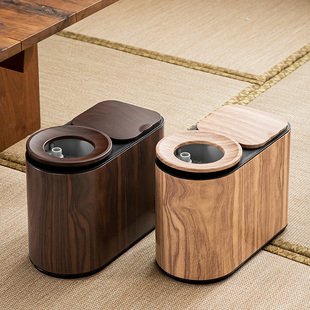 智能茶水桶废水桶茶具配件茶桶茶渣桶茶台专用垃圾桶不锈钢带滤网