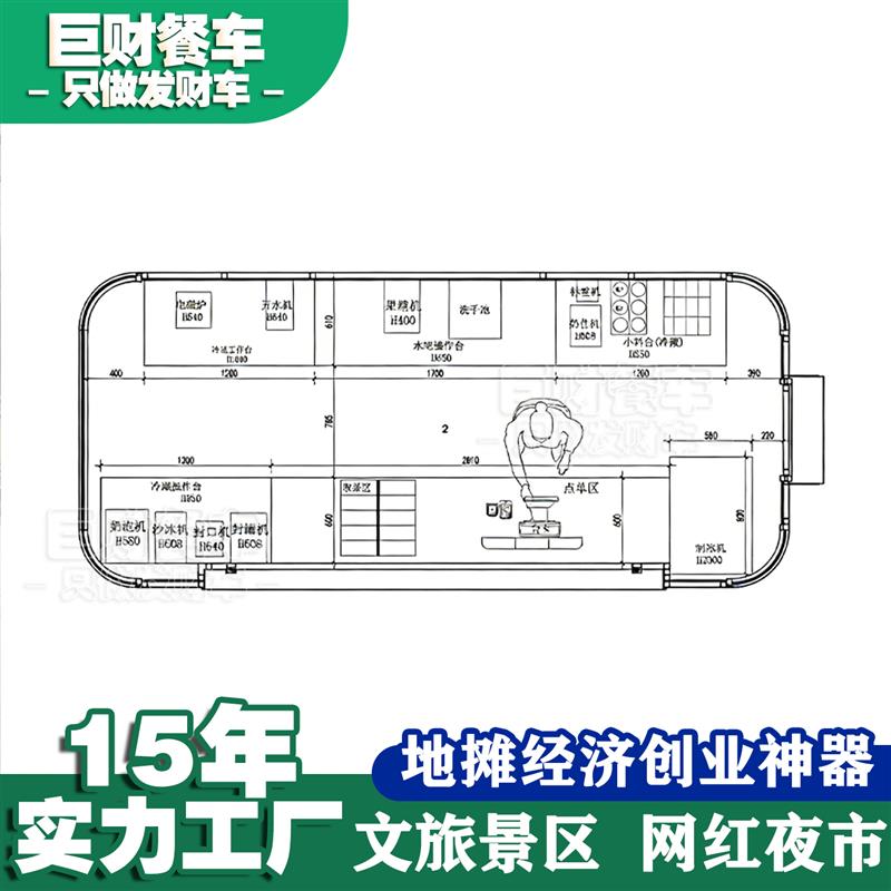 云仓餐车移动摆摊车景区售货车网红夜市电动餐车商用奶茶冷饮车