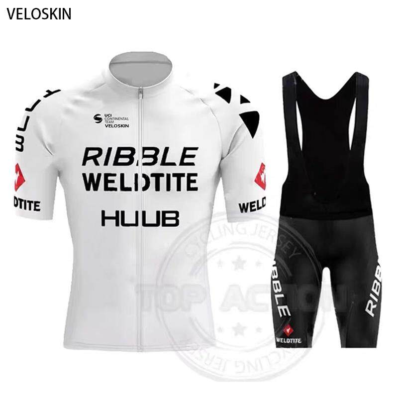 夏季HUUB自行车骑行服短袖套装公路车透气速干上衣背带骑行短裤