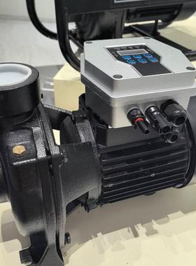 2寸直流无刷大流量48v145v外置控制器家用抽水自吸地面太阳能水泵