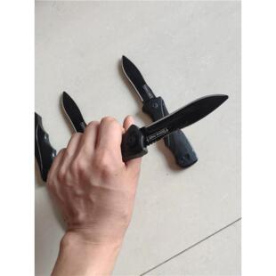 塑料伸缩刺刀弹簧 收缩刀假刀 愚人节整人道具 恶搞搞笑王牌魔术