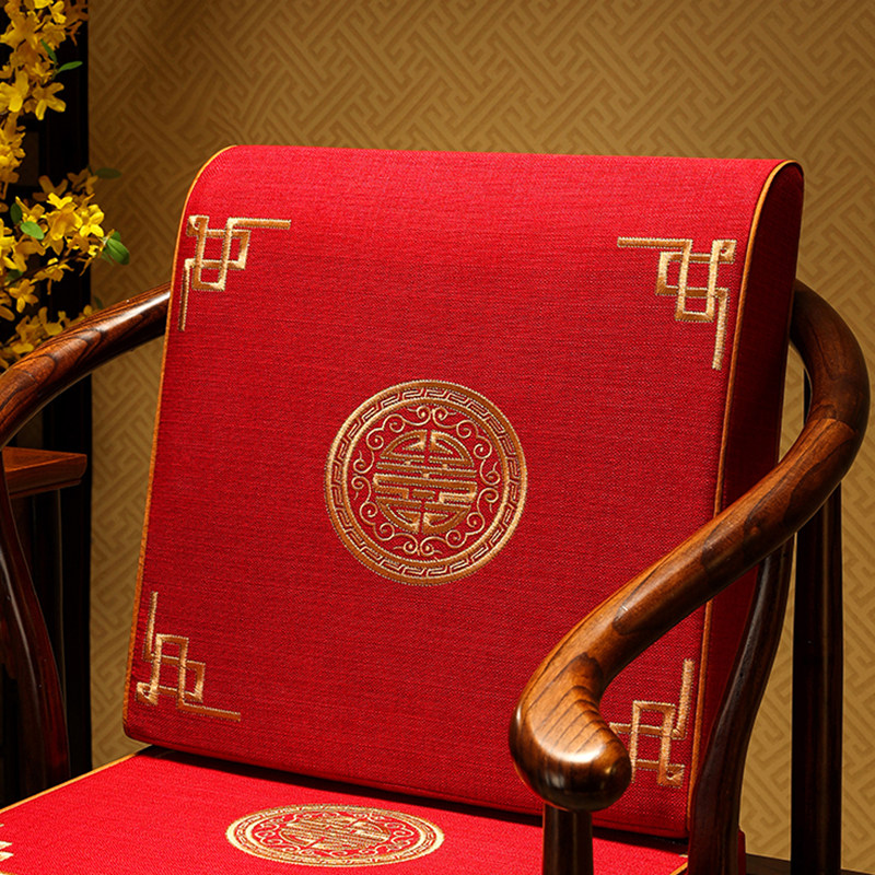 中式椅垫靠背护腰靠垫客厅沙发椅子腰垫枕办公室靠枕腰枕座椅抱枕,居家布艺,腰靠垫,淘宝优惠券,粉丝福利购,淘宝优惠卷