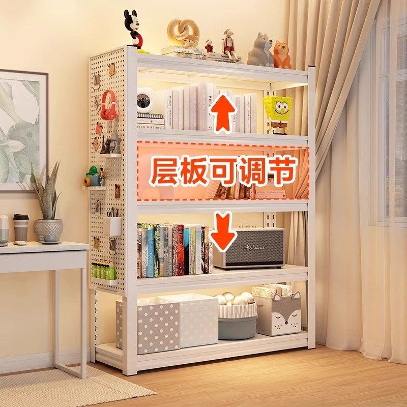 货架多层置物架带洞洞板家用阳台地下室仓库仓储厨房杂物收纳铁架,商业/办公家具,仓储货架,淘宝优惠券,粉丝福利购,淘宝优惠卷