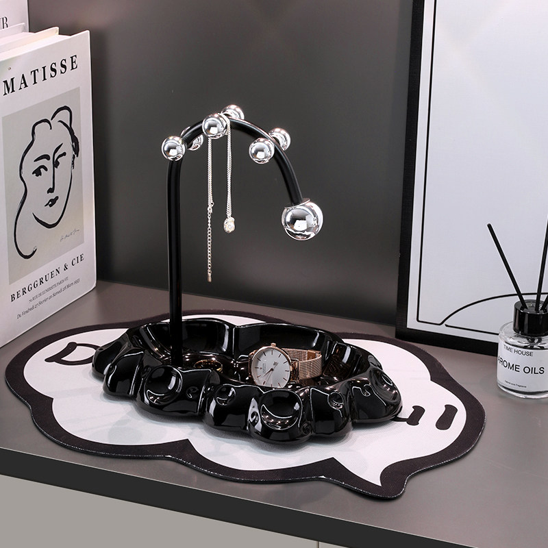 现代轻奢高档放钥匙收纳玄关摆件入户进门口鞋柜装饰品置物架挂架,家居饰品,装饰摆件,淘宝优惠券,粉丝福利购,淘宝优惠卷