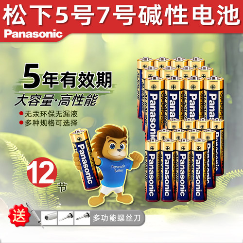 松下Pansoic5号碱性电池