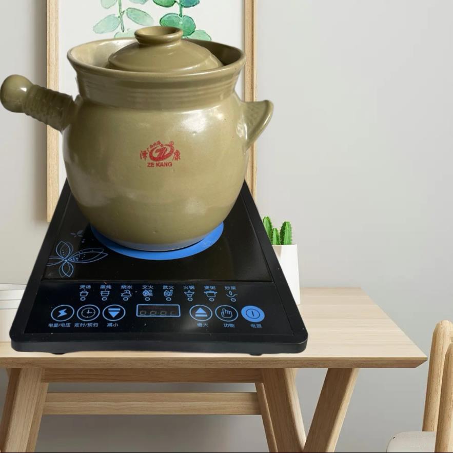 特大号电磁炉电陶炉明火平底砂锅煲汤家用耐高温炖锅多功能陶瓷煲