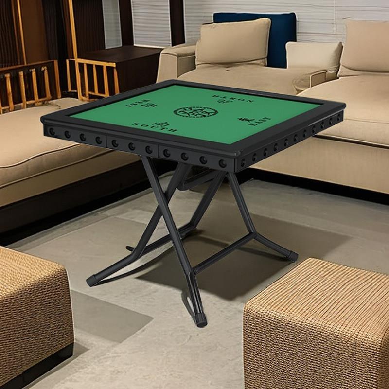 麻将桌家用折叠可收纳手搓打牌桌子面板轻便手动棋牌桌宿舍麻雀台