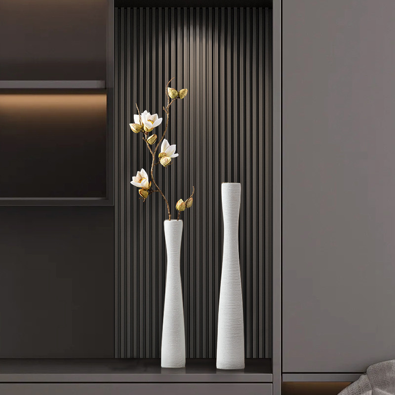 玄关装饰摆件电视柜细高细长花瓶家居饰品客厅柜子干花艺术高级感,家居饰品,装饰摆件,淘宝优惠券,粉丝福利购,淘宝优惠卷