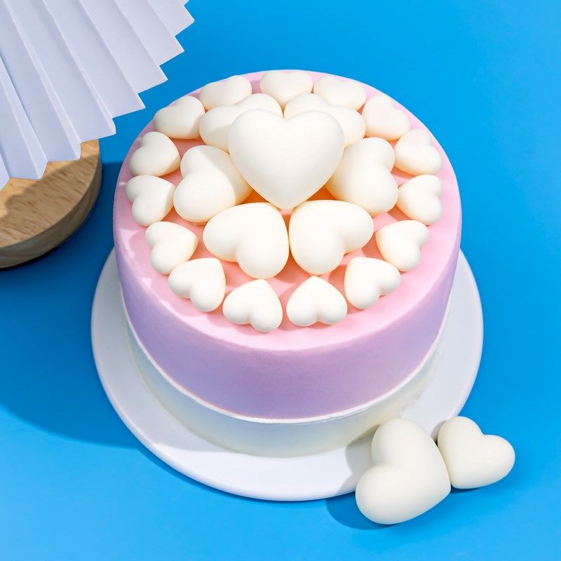 爱心巧克力蛋糕装饰摆件七夕情人节粉色白色心形情侣订婚烘焙配件,节庆用品/礼品,节日装扮用品,淘宝优惠券,粉丝福利购,淘宝优惠卷